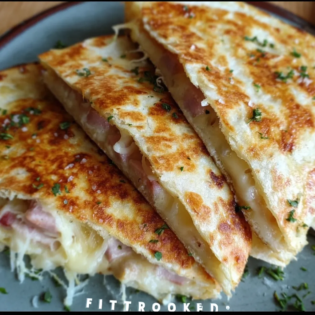 Ultimate Chicken Cordon Bleu Quesadilla with Ham, Swiss Cheese, and Crispy Chicken - secondary view